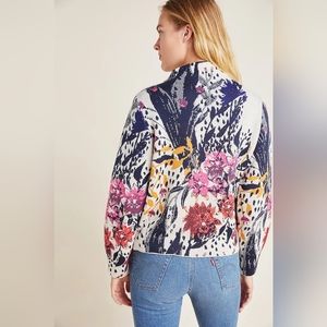 Anthropologie (Aldomartins) Lumina Mock Neck Sweater- Like New- XS